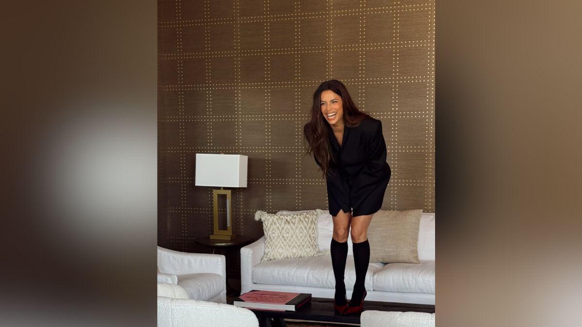 Image of Eva Longoria drinks 8 to 10 espressos to stay awake during Cannes Film Festival.