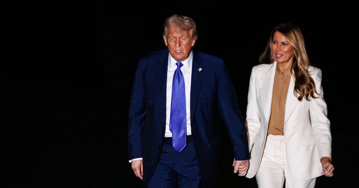 Photo of Donald and Melania Trump
