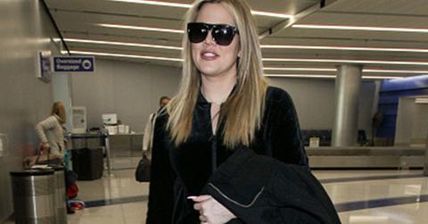 Khloe kardashian baby bump snapchat