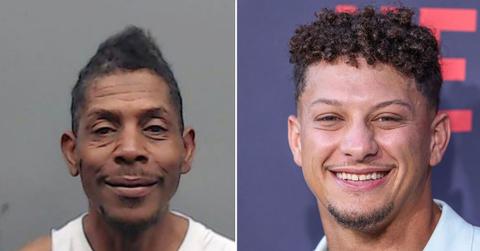 Split photo of Patrick Mahomes Sr. and Patrick Mahomes