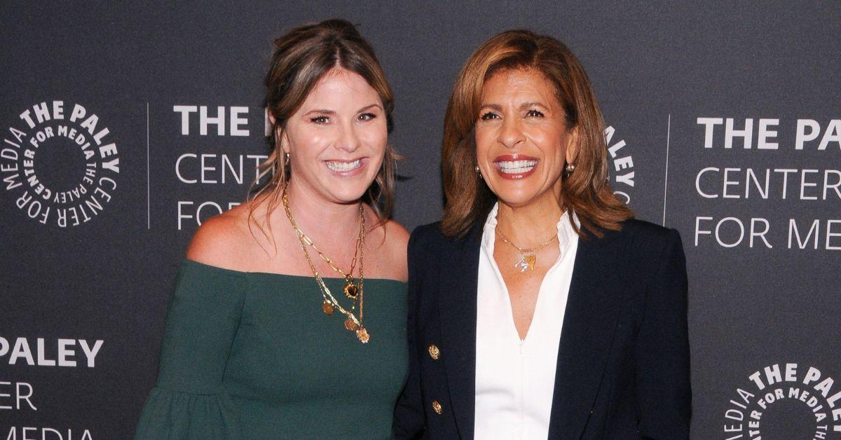 Photo of Jenna Bush Hager and Hoda Kotb.