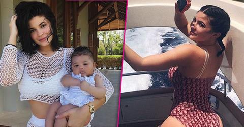 kylie jenner bikini pic baby stormi pp