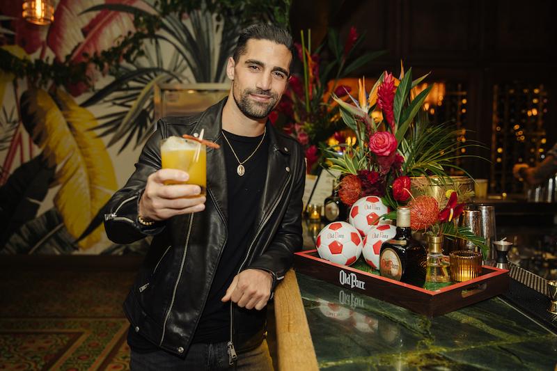 mls player sebastian lletget celebrates  year futbol extension with old parr whisky and friends in los angeles