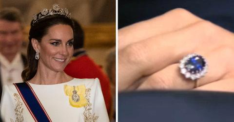 kate middleton replaced sapphire engagement ring resemble commitment prince william