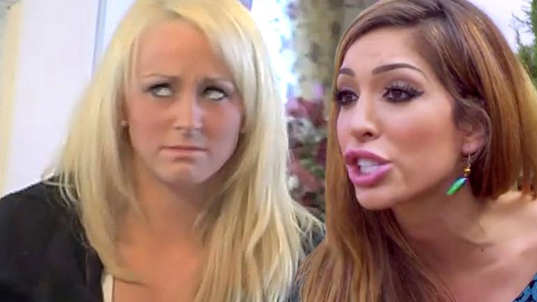 Feud Alert Leah Messer Slams Farrah Abraham For Screaming At Producer In Teen Mom Og Trailer