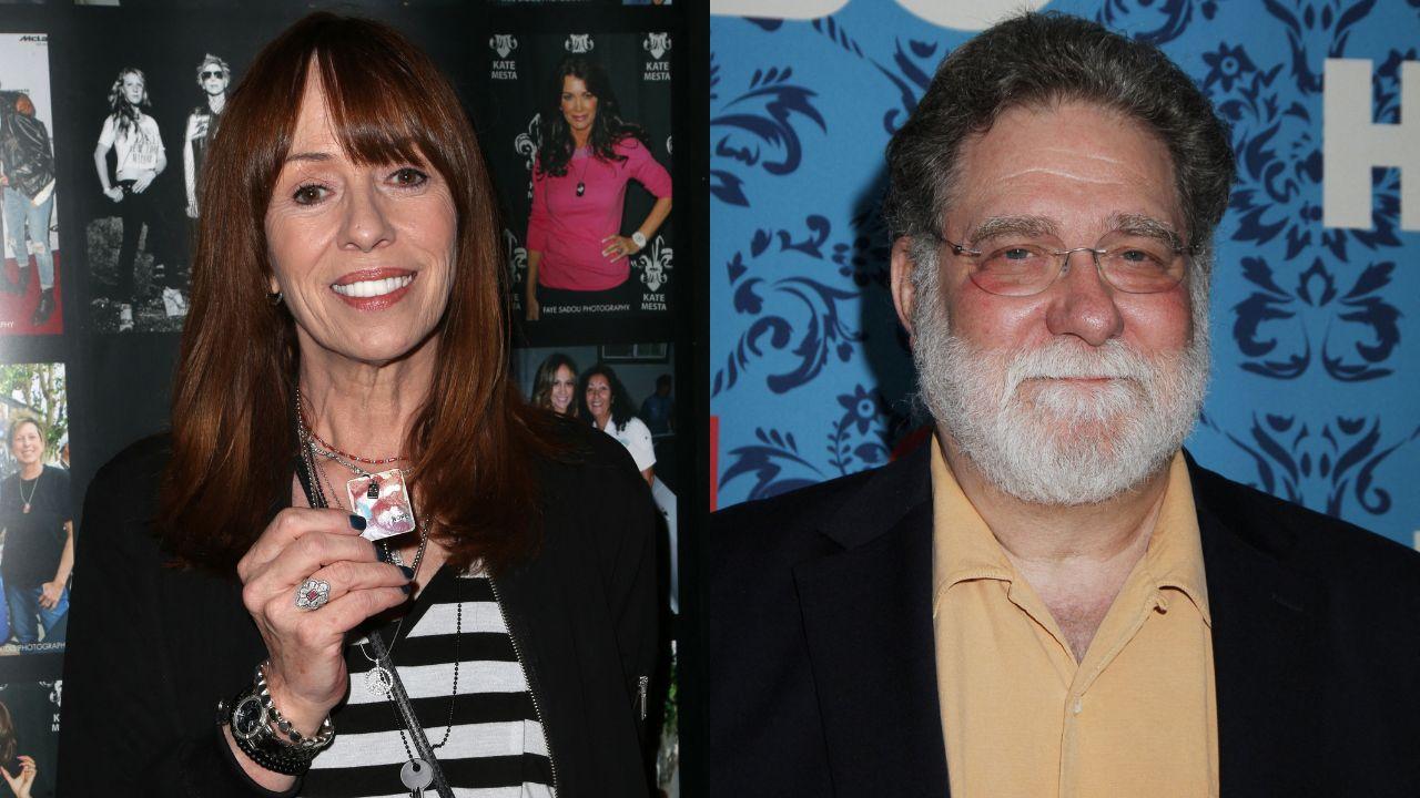 Split image of Mackenzie Phillips and Richard Masur.