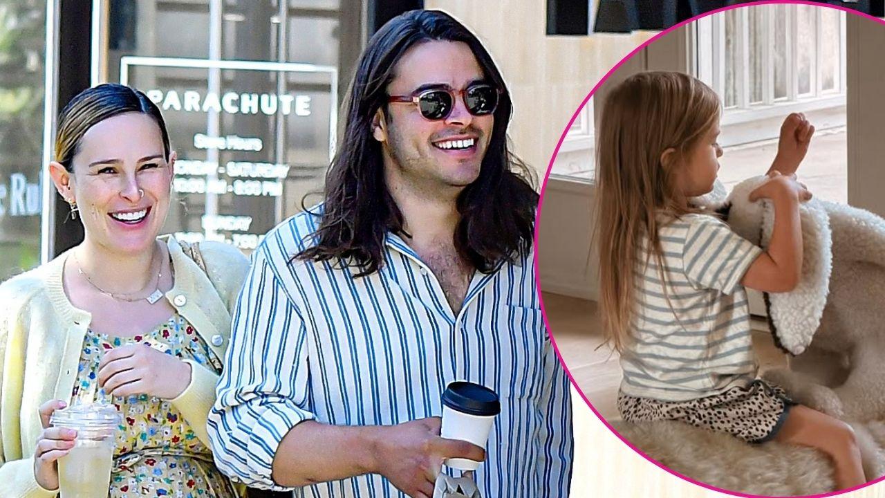 Split photo of Rumer Willis, Derek Richard Thomas, and Louetta