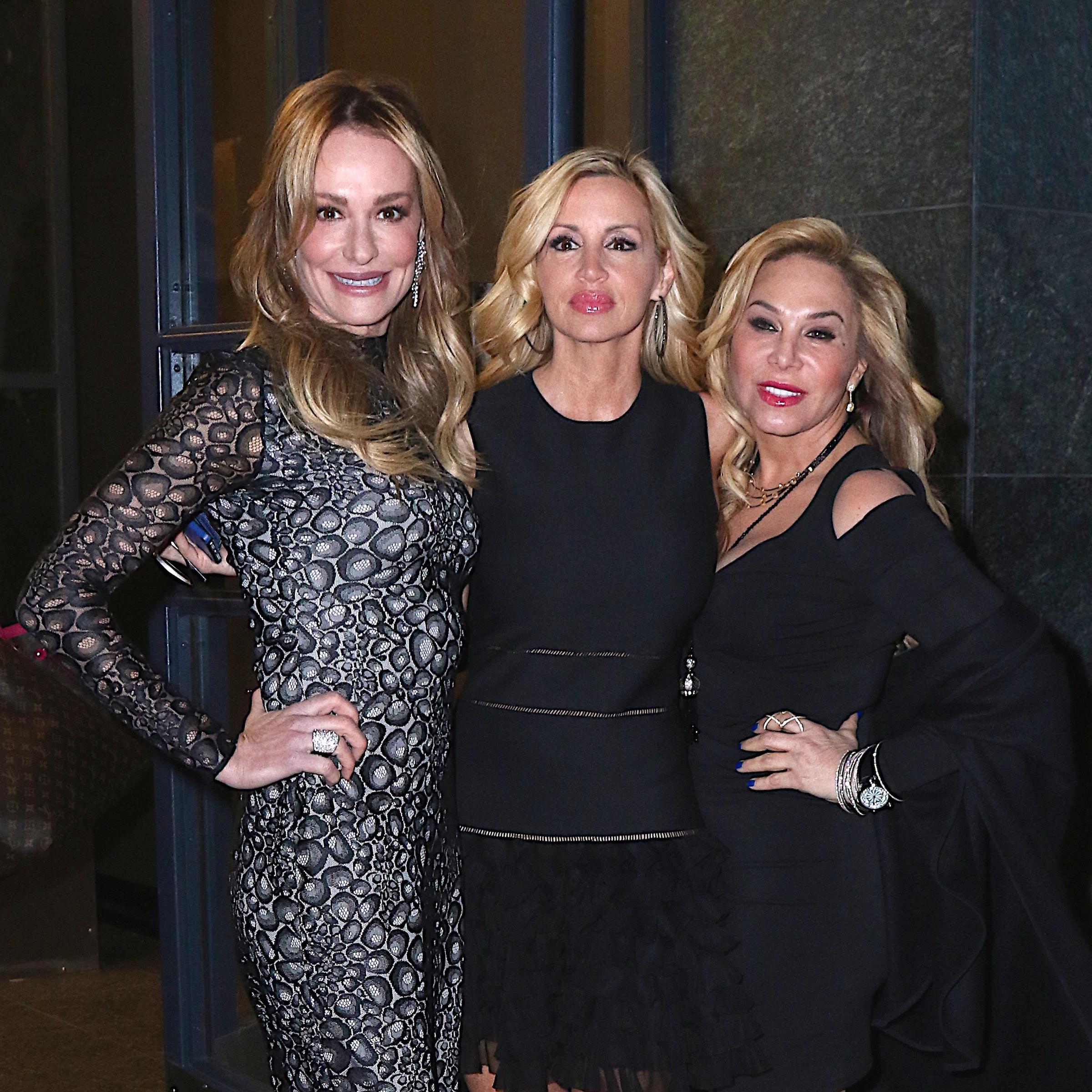 &#8216;The Real Housewives of Beverly Hills&#8217; cast members Adrienne Maloof, Camille Grammer and Taylor Armstrong hang out after &#8216;Watch What Happens Live&#8217; interview in NYC