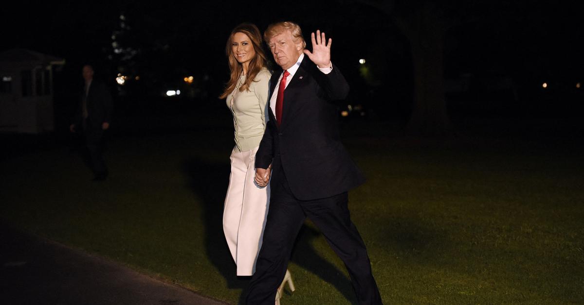 Melania Spotted Leaving Trump Tower With Luggage on Donald's Birthday
