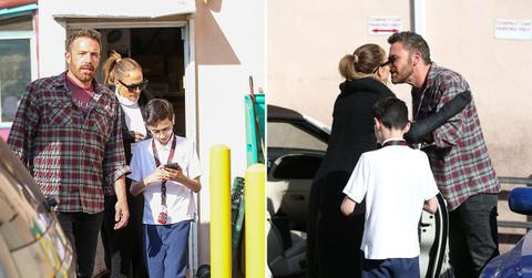 jennifer lopez ben affleck kiss son photos pp