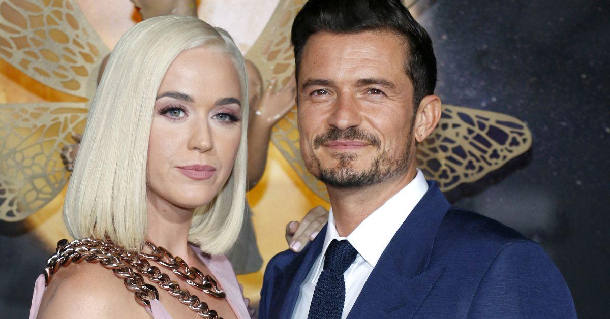 Photo of Katy Perry and Orlando Bloom. 