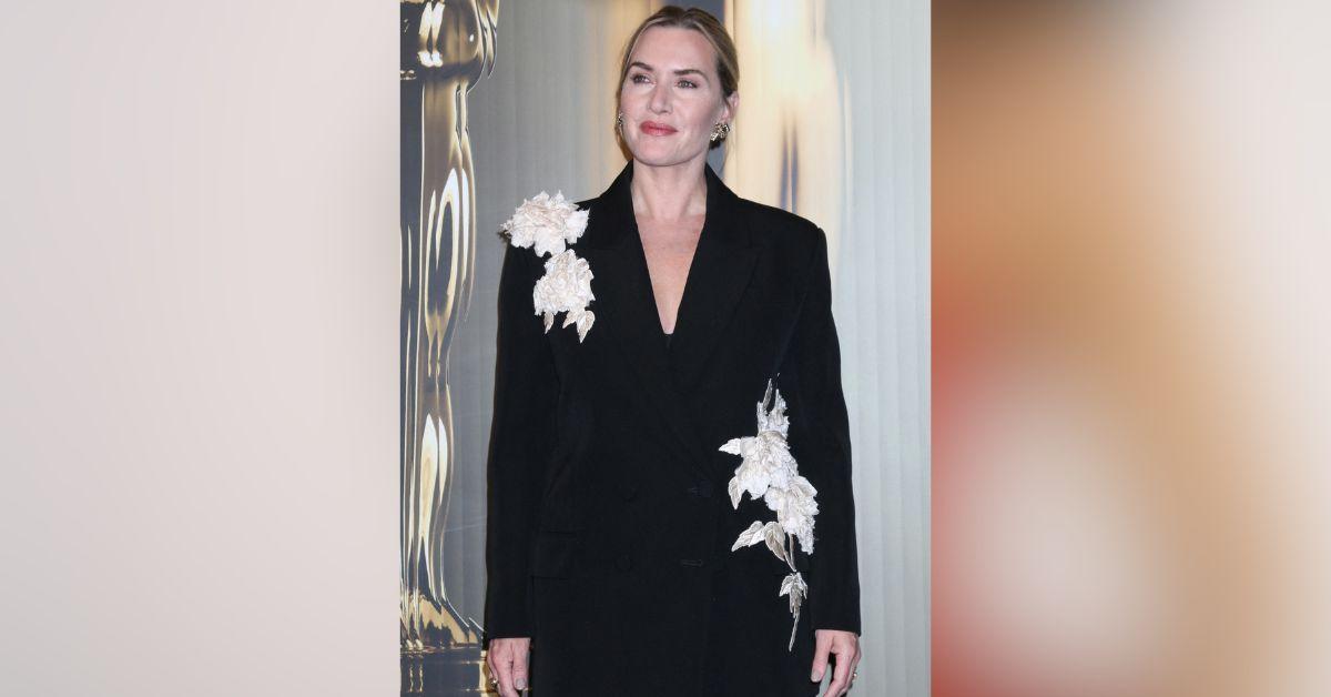 Image of Kate Winslet is currently married to a man.