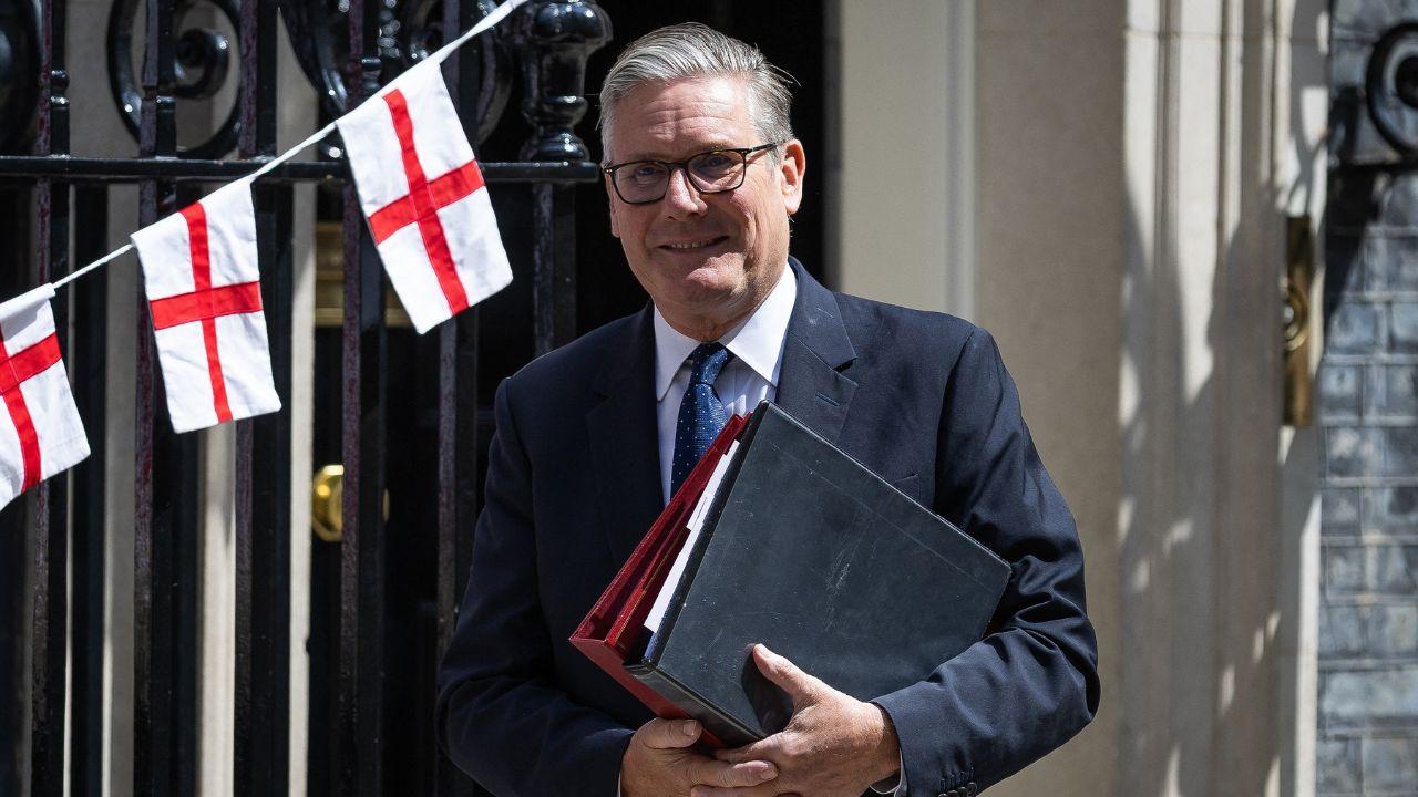 Photo of Keir Starmer gave the U.S. use of the base in March. 