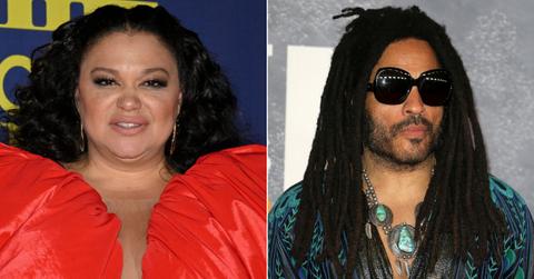 Photo of Michelle Buteau and Lenny Kravitz