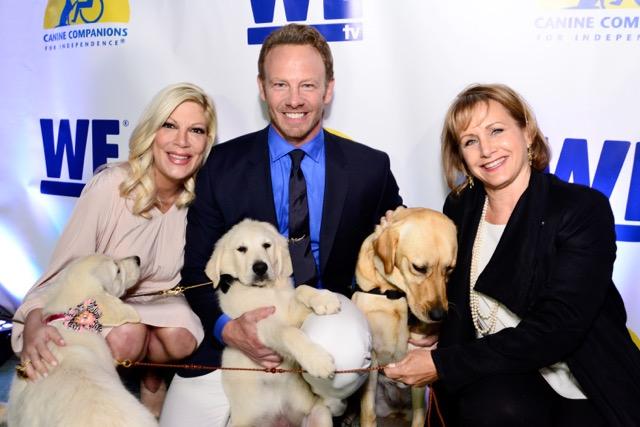 WE tv And Ian Ziering Raise Awareness For Canine Companions For Independence