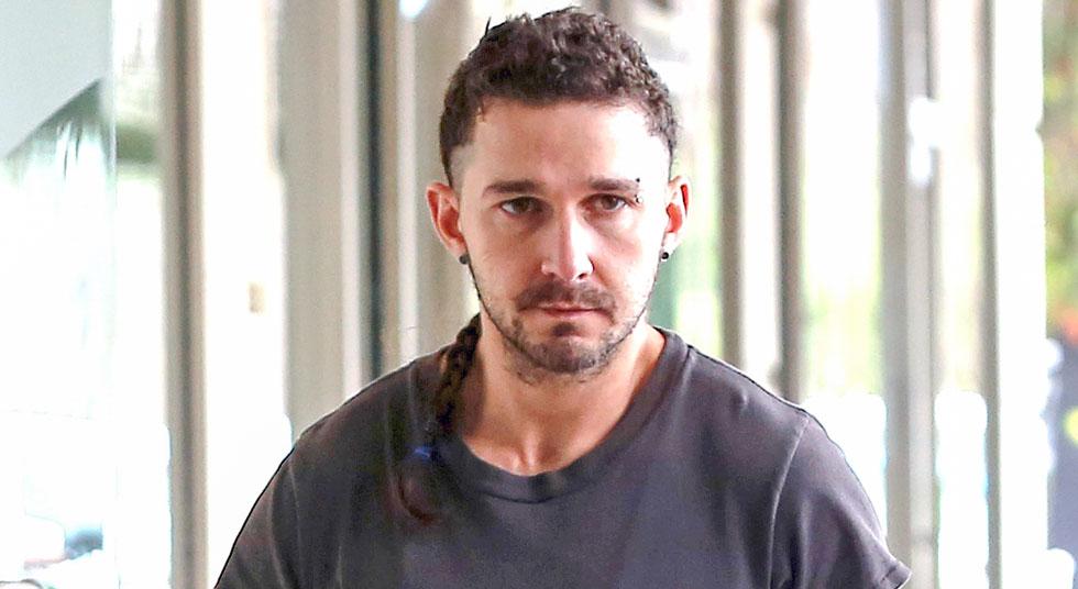 WATCH Shia LaBeouf Show Off His New Braided Rattail Haircut While ...