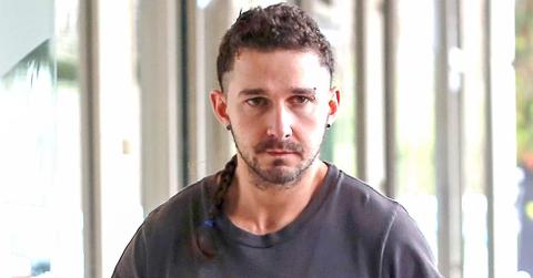 INF – Shia LaBeouf Shows Off His Ponytail & Eyebrow Piercing On Coffee Run In LA