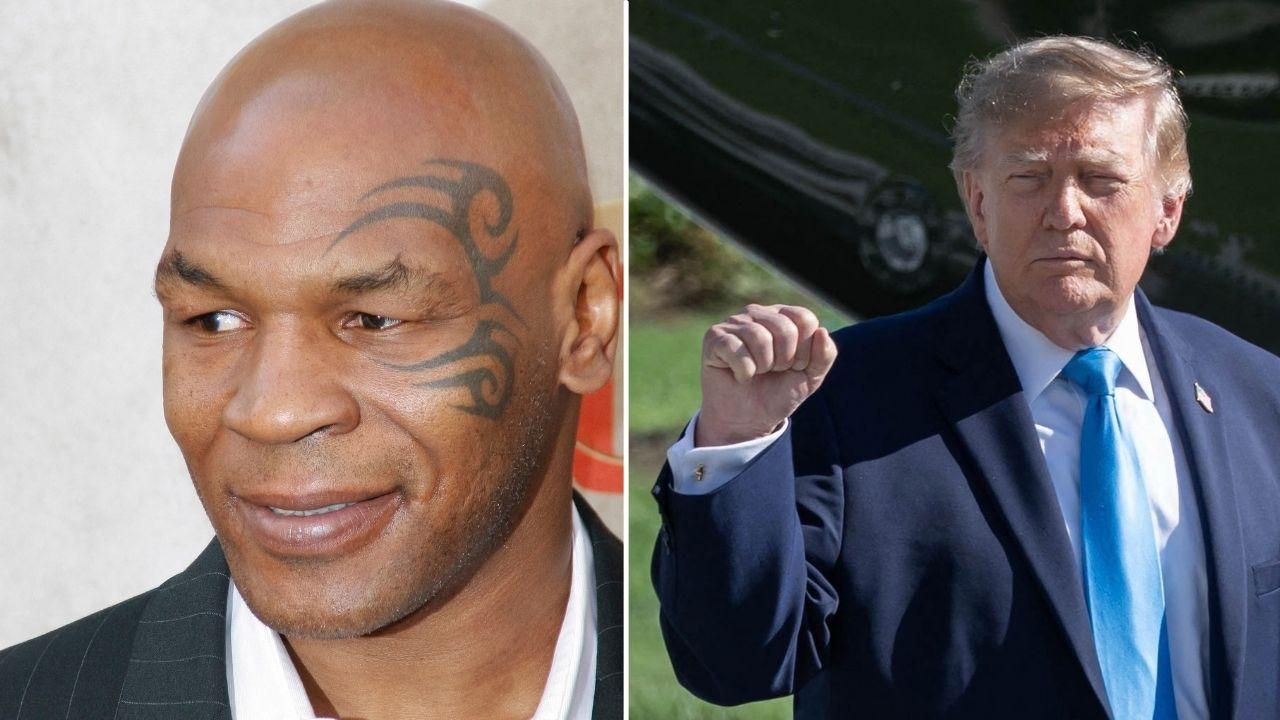 image of trump and mike Tyson 