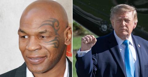 image of trump and mike Tyson