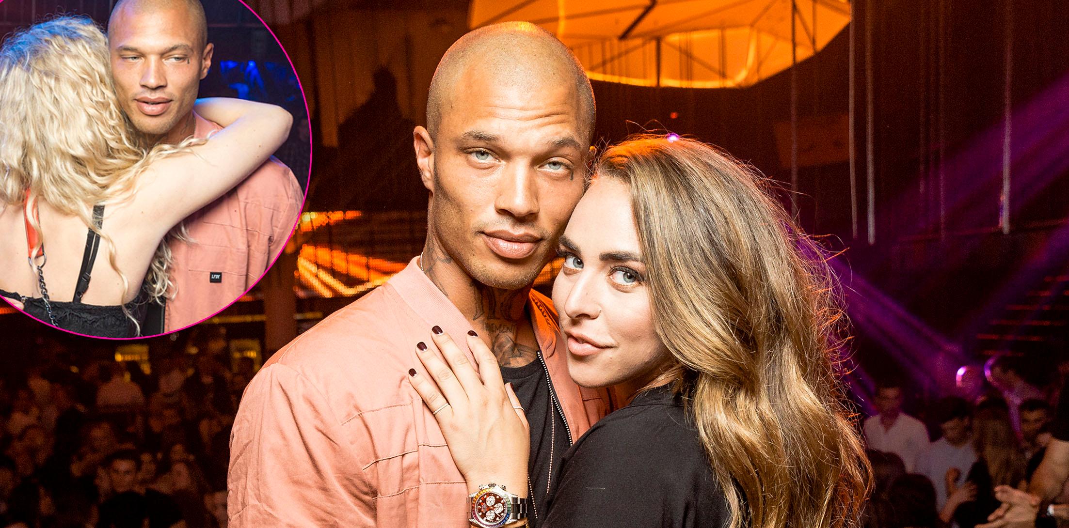 Jeremy Meeks Parties With Girlfriend Chloe Green at a Nightclub in Germany