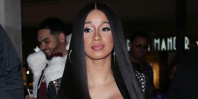 Cardi B Reveals Cleavage In A Racy Outfit
