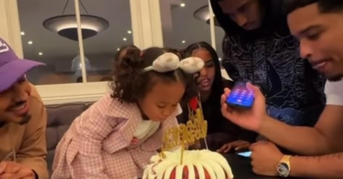 Photo of Sean 'Diddy' Combs' kids celebrating his birthday.