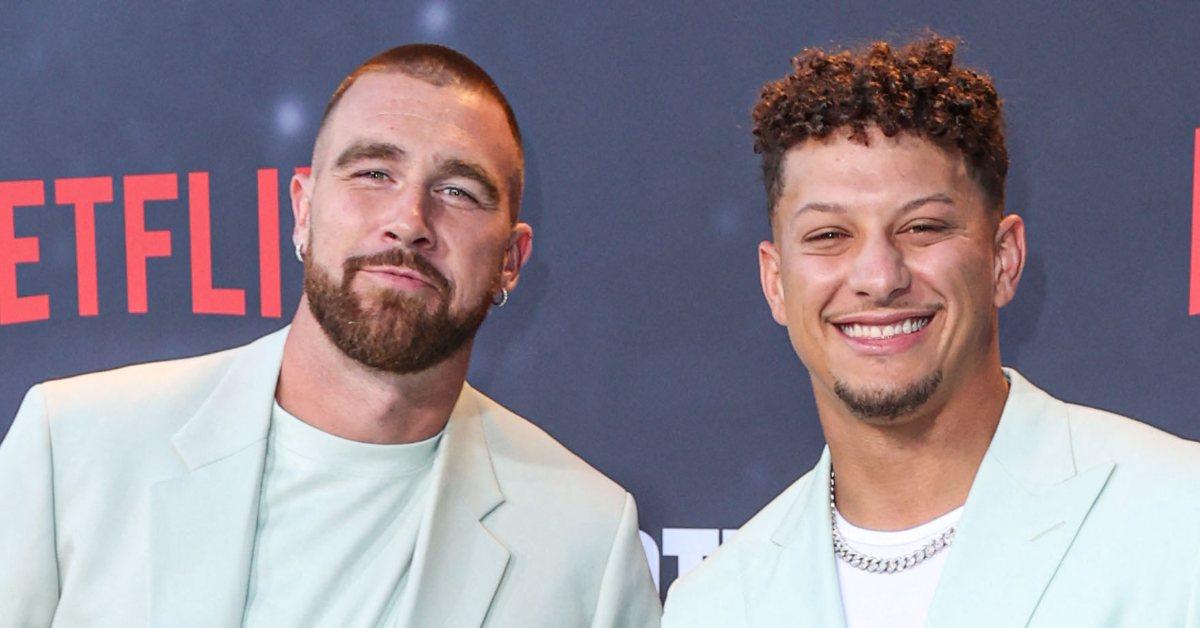 Photo of Travis Kelce and Patrick Mahomes