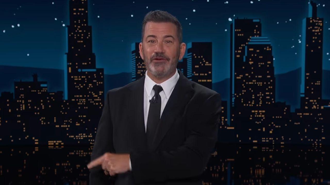 Image of Jimmy Kimmel cited pressure surrounding ABC’s ongoing fight with the Federal Communications Commission.