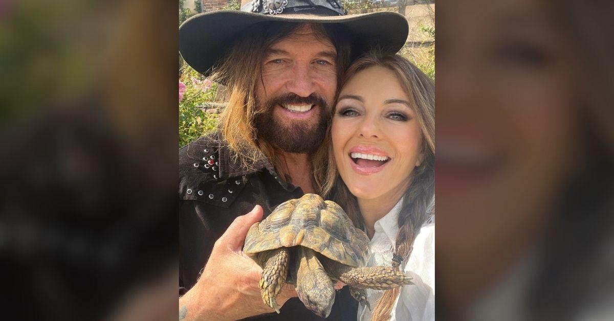 Photo of Elizabeth Hurley spent the summer on her country estate with Billy Ray Cyrus.