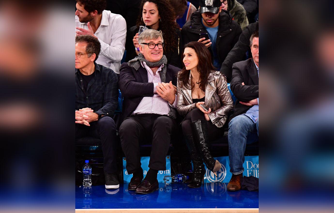 Celebrities Attend Houston Rockets v New York Knicks