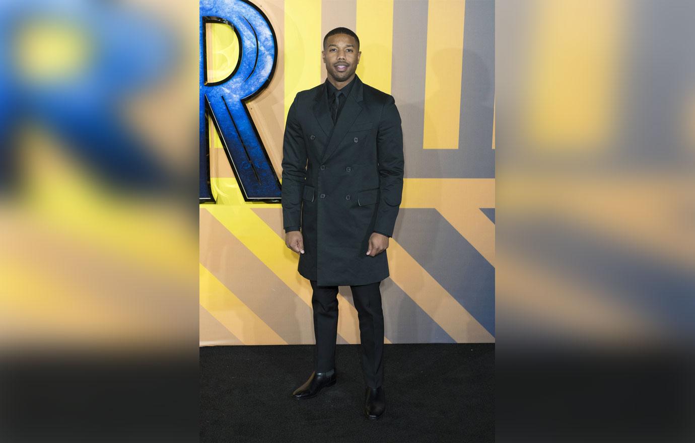 Michael B Jordan (Yellow Outfit) Cardboard Cutout