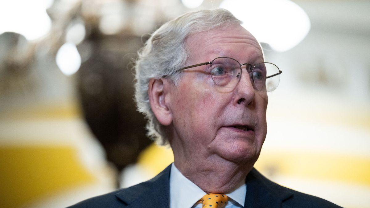 mitch mcconnell health update brain dead claims