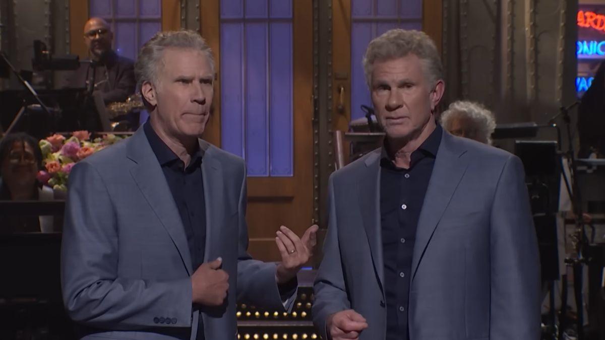 Image of Chad Smith interrupted Will Ferrell’s monologue.