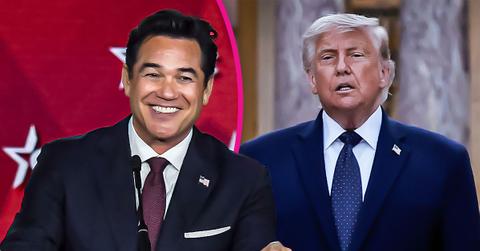 Dean Cain and Donald Trump