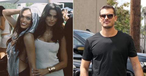Photo of Brooks Nader with Grace Ann Nader and a picture of Gleb Savchenko