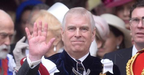 creepy prince andrew caught staring woman chest old photo