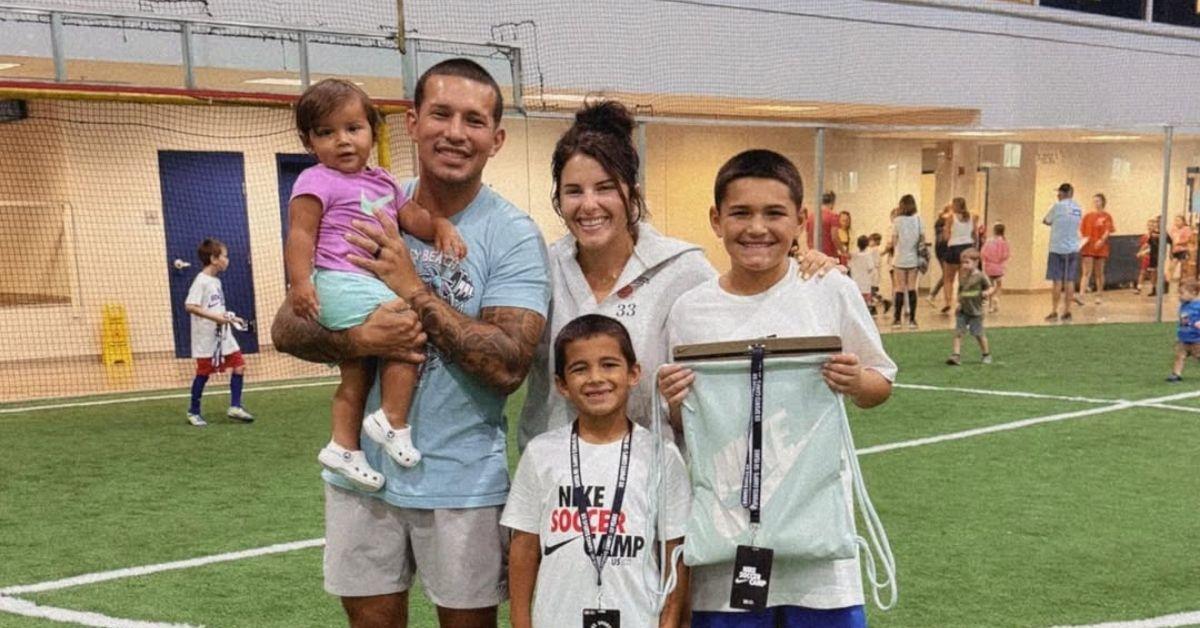 Photo of Javi Marroquin, Lauren Comeau And Children