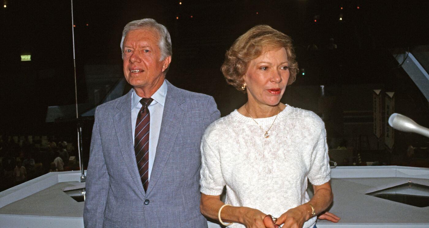 Jimmy Carter Makes Appearance At Rosalynn Carter's Memorial Service