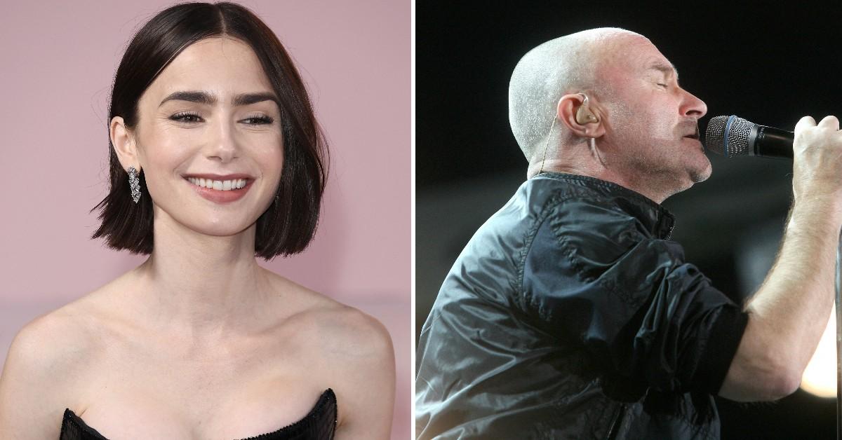 lily collins reveals favorite phil collins song too many pp