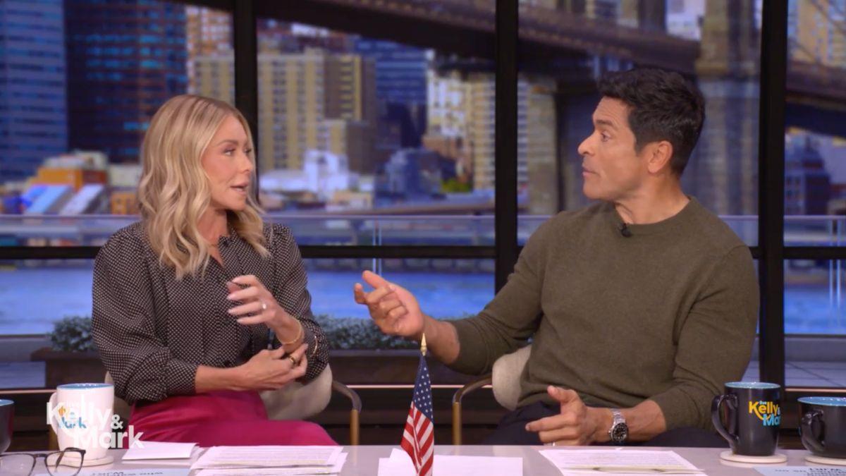 Image of Mark Consuelos teased his wife for not noticing his 'random act of kindness.'