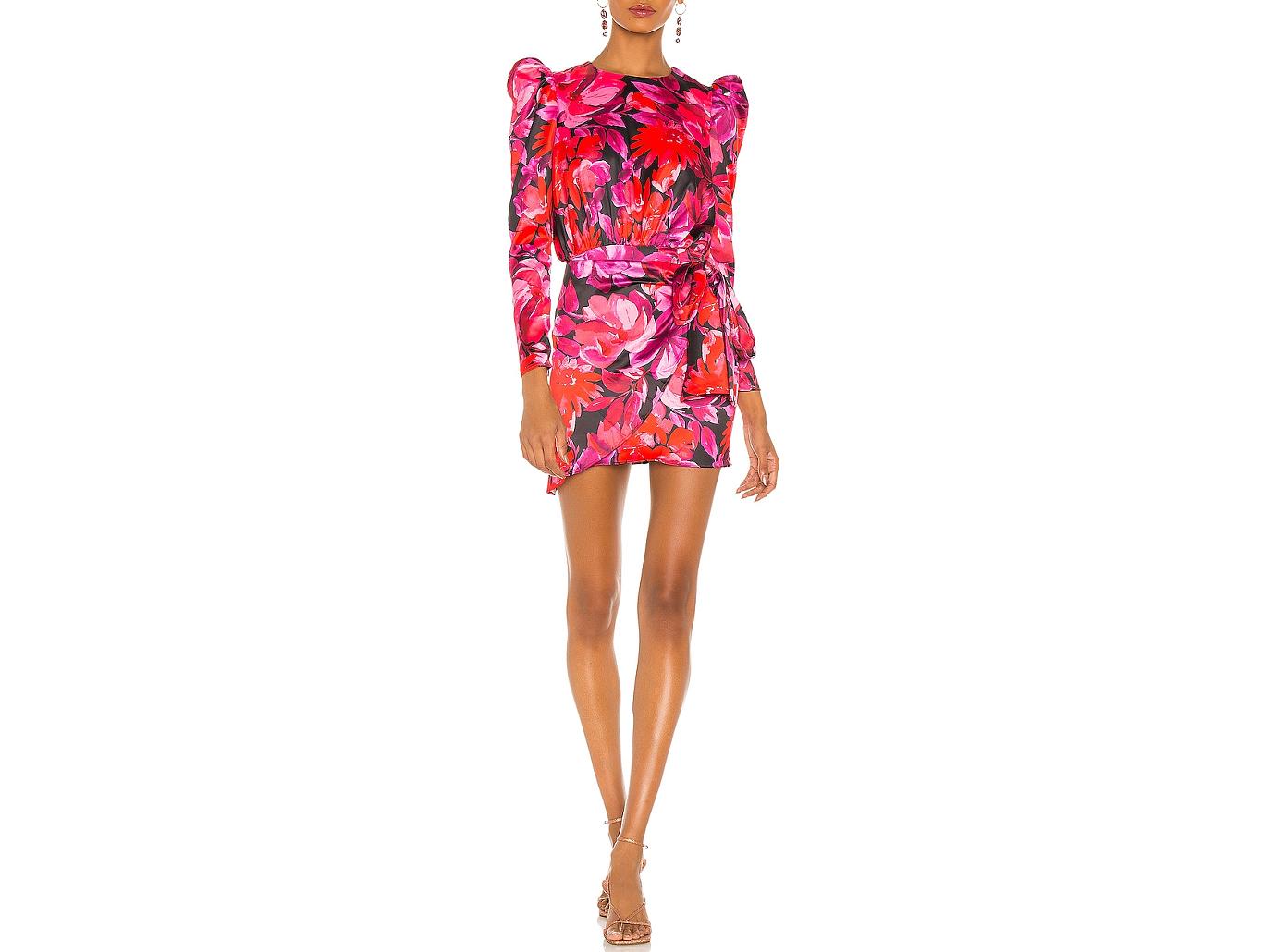 cj franco hbo fboy island billboard floral mini dress shop