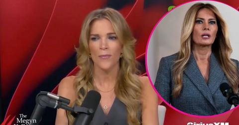 image and inset of Megyn Kelly and Melania trump