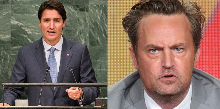 Matthew perry fought justin trudeau