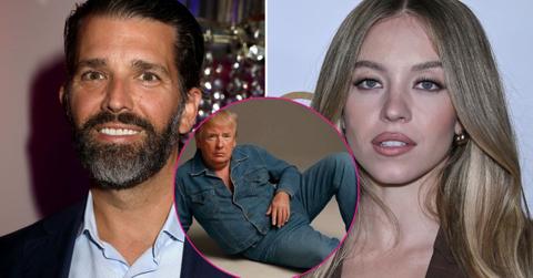 photo of Donald Trump Jr., Sydney Sweeney and Donald Trump