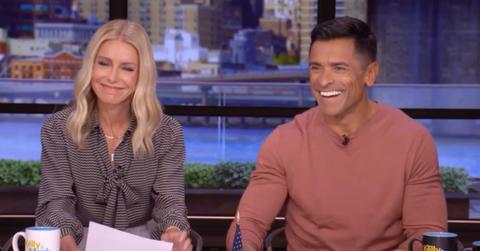 Photo of Kelly Ripa and Mark Consuelos.