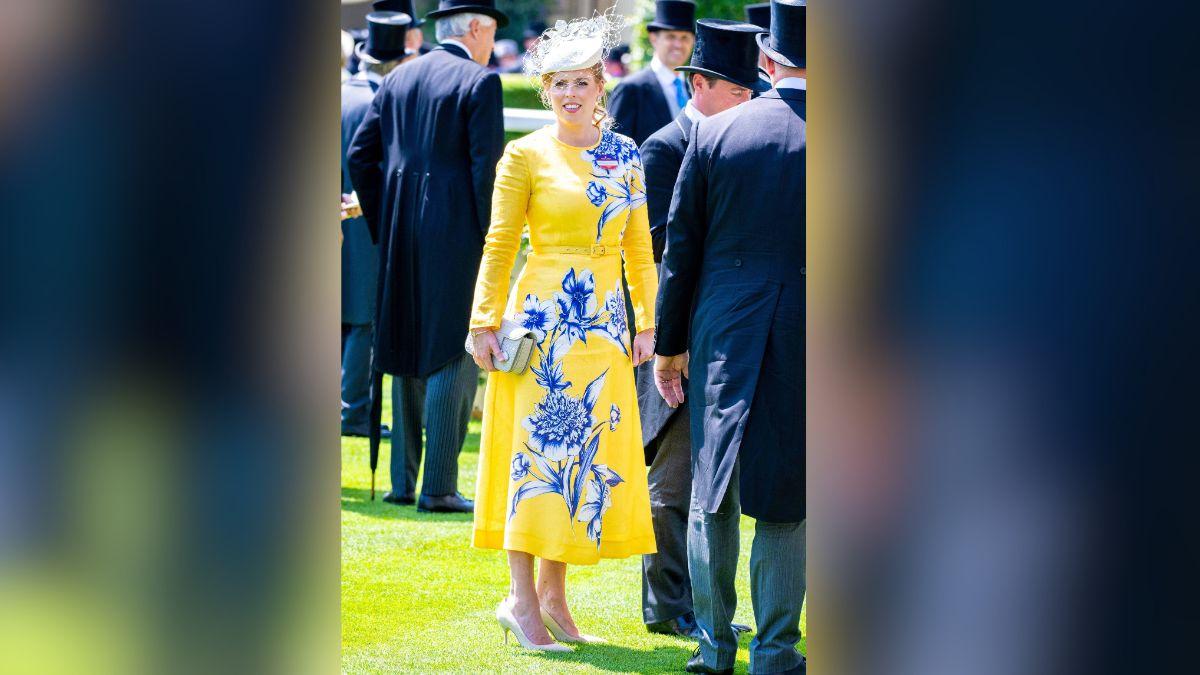 Image of Princess Beatrice dated Dave Clark for 10 years before separating in 2016.