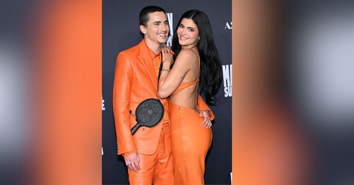 Image of Kylie Jenner and Timothée Chalamet attended the 'Marty Supreme' premiere.