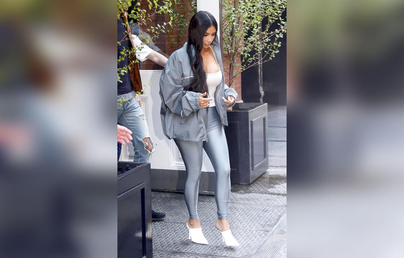 Kim Kardashian steps out in New York City