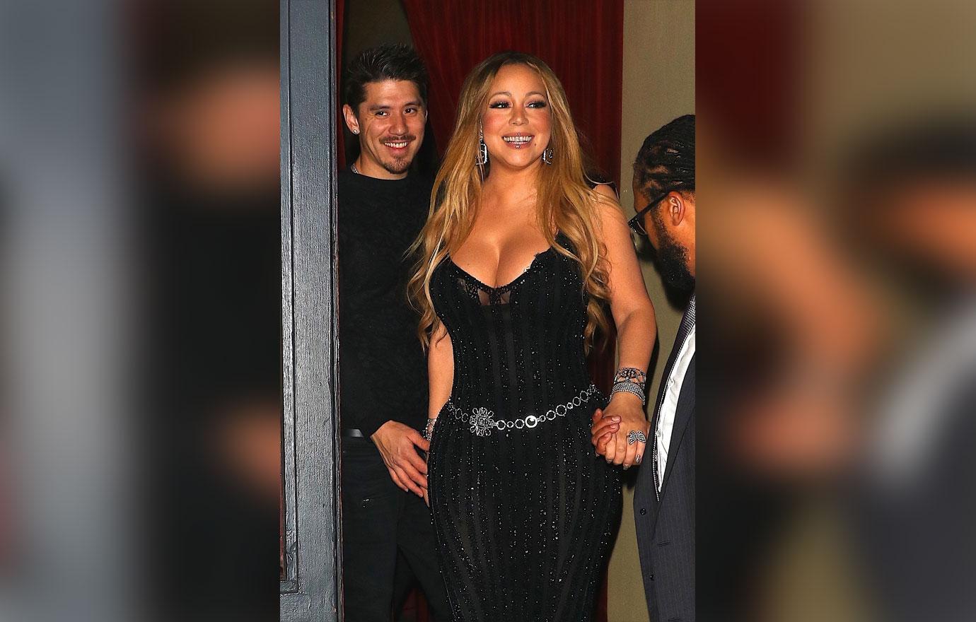 Mariah Carey and Bryan Tanaka go for late night bite at Blue Ribbon Brasserie in NYC