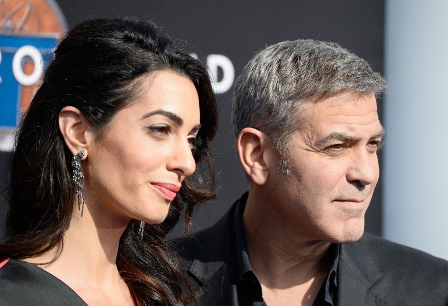 George amal clooney fighting getty